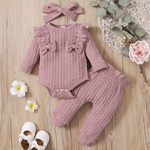 Knitted 3-Pc Set